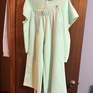 Pastel Green Women's Lounge Set